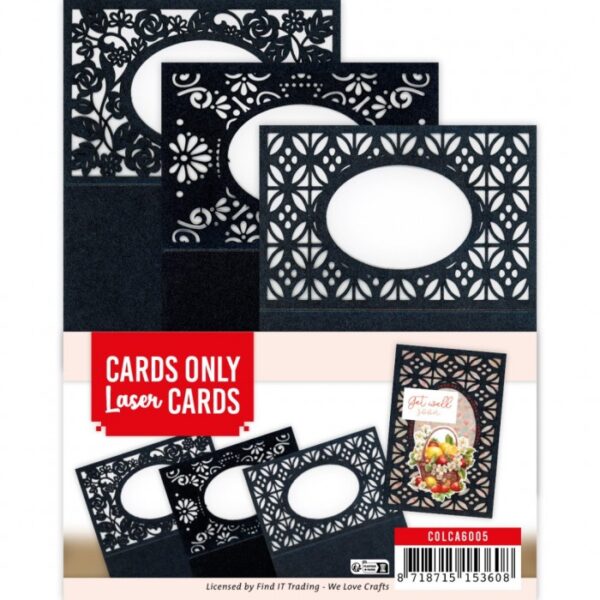 Cards Only: Laser Cards Zwart set 3
