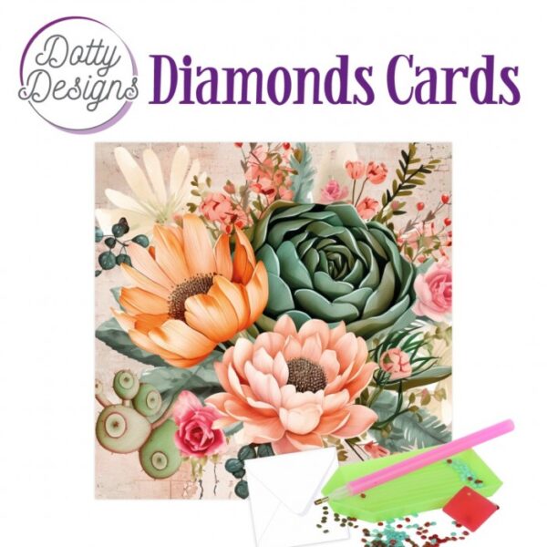 Diamond Painting Dotty Design Diamonds Cards | Plant Paradise 1