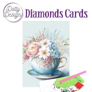 Diamond Painting Dotty Design Diamonds Cards | Cup Of Blooms 2