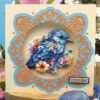 Push-out sheet - 3D - Berrie's Beauties - Happy Blue Birds - SB10901 - Afbeelding 2
