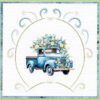 Push-out sheet - 3D - Berrie's Beauties - Blue Meadow Transport - SB11030 - Afbeelding 2