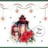 Push-out sheet - 3D - Yvonne Creations - Floral Christmas - SB11039 - Afbeelding 2