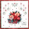 Push-out sheet - 3D - Yvonne Creations - Floral Christmas - SB11037 - Afbeelding 2