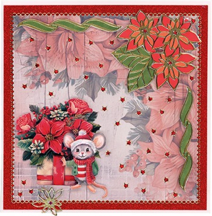Yvonne Creations Paperpack: Floral Christmas - Afbeelding 3