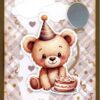 Push-out sheet - 3D - Berrie's Beauties - Teddy - SB11016 - Afbeelding 3