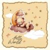Push-out sheet - 3D - Berrie's Beauties - Teddy - SB11016 - Afbeelding 5