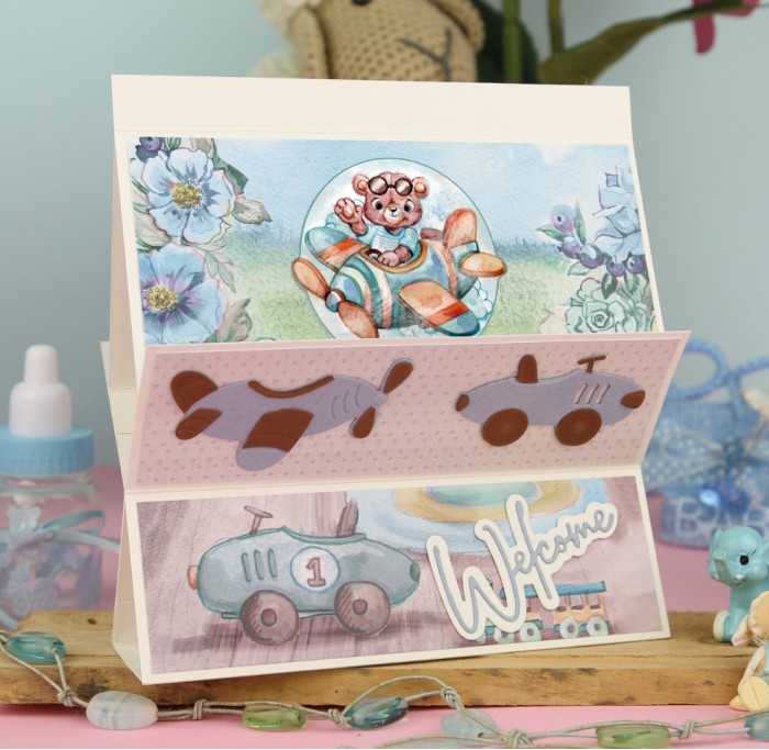 Push-out sheet - 3D - Yvonne Creations - Hello World - SB10727 - Afbeelding 4