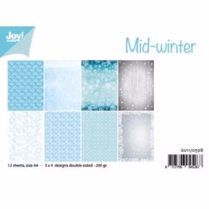 Joy! Crafts A4 Papierset Mid-Winter