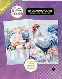 Diamond Painting Dotty Design Diamonds Cards Kit | Chicken