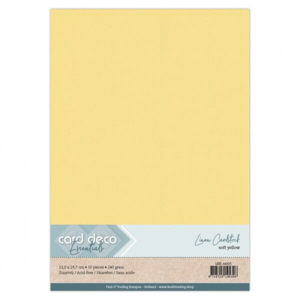 Card Deco Essentials Linnen Kaartenkarton 21 x 29,7 cm