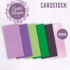 Linnen Kaartenkarton - Precious Marieke - Purple Blossom - PM-A4-10034 - Afbeelding 2