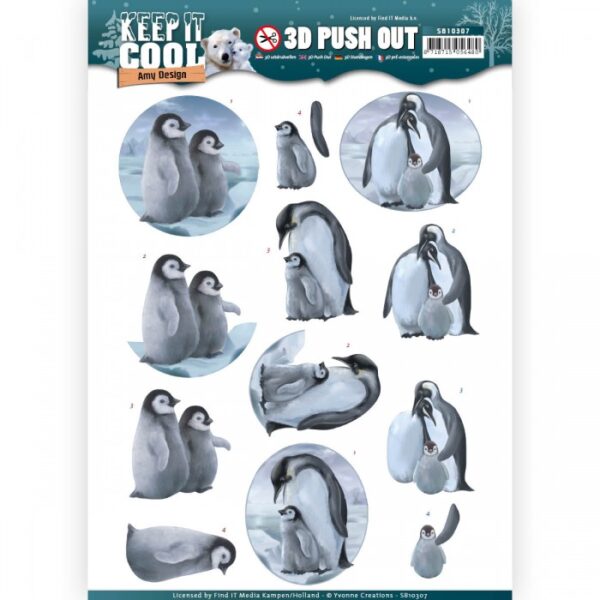 Push-out sheet - 3D - Amy Design - Keep It Cool - SB10307