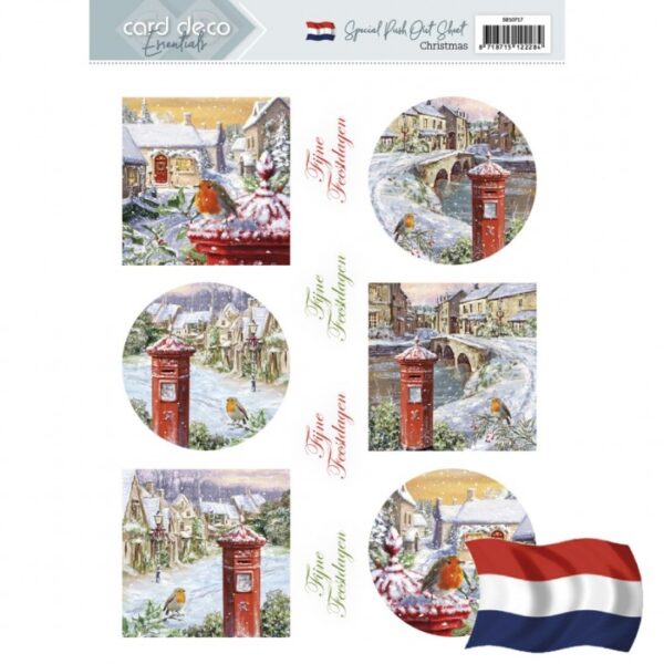 Push-out sheet - 3D - Card Deco Essentials - Christmas - SB10717