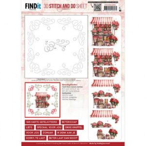 knipvel - Berries Beauties - Red Roses 2 - STDOHS10002