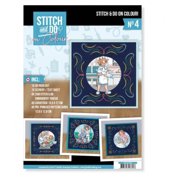 Stitch and Do on colour Nr. 4 Bubbly Girls Professions