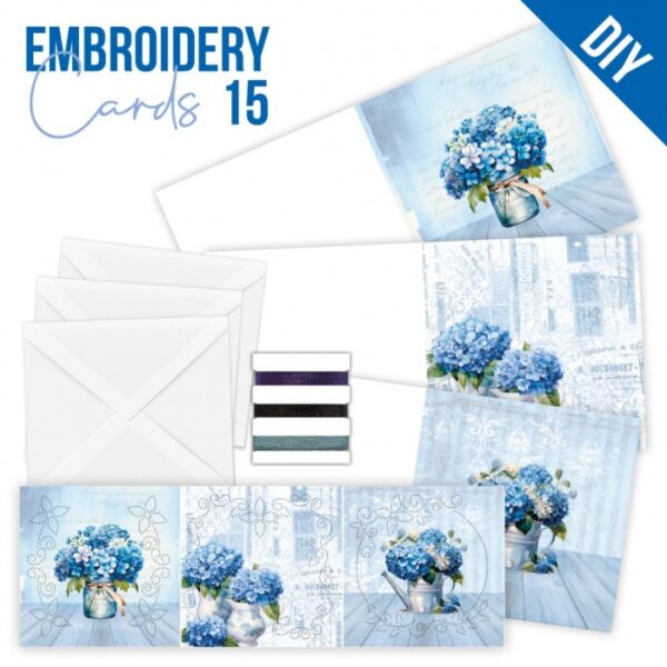 Embroidery Cards Nr. 15 Blue Meadow