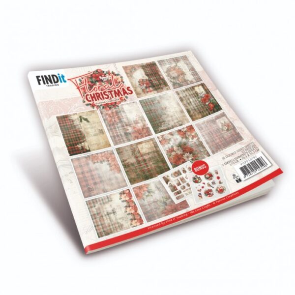 Yvonne Creations Paperpack: Floral Christmas