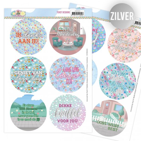 Push-out sheet - 3D - Yvonne Creations - Sweetheart - YCTD1015