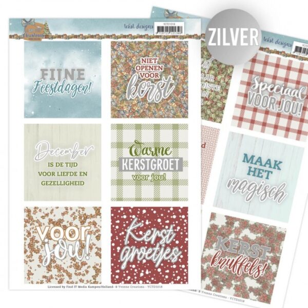 Push-out sheet - 3D - Yvonne Creations - A Gift For Christmas - YCTD1018