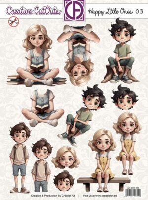 Push-out sheet - 3D - Creative Cut Outs - Happy Little Ones 03