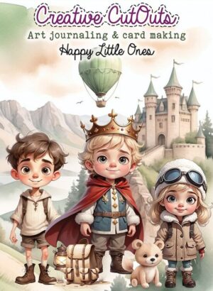 Creative Cut Outs art journaling and card making - Happy Little Ones