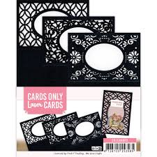 Cards Only: Laser Cards Zwart set 1