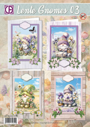 Creative Cut Outs Kaartenpakket - Lente Gnomes 03