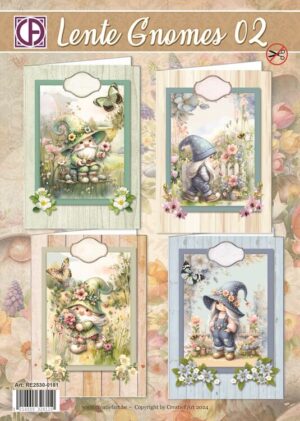 Creative Cut Outs Kaartenpakket - Lente Gnomes 02