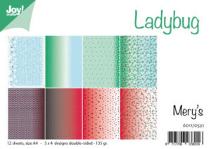 Joy! Crafts A4 Papierset Ladybug
