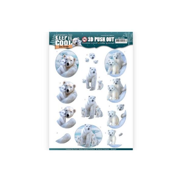 Push-out sheet - 3D - Yvonne Creations - Keep it Cool - SB10306-HJ16401