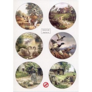World of Craft - Push-out sheet - Scenery - Birds - WOCPL015