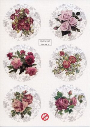 World of Craft - Push-out sheet - Scenery - Flowers - WOCPL018