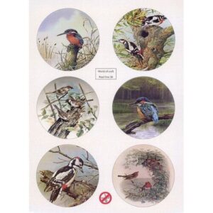 World of Craft - Push-out sheet - Scenery - Birds - WOCPL038