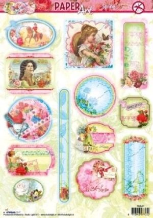 Push-out sheet-3D - Studiolight - Nostalgia - PASL01