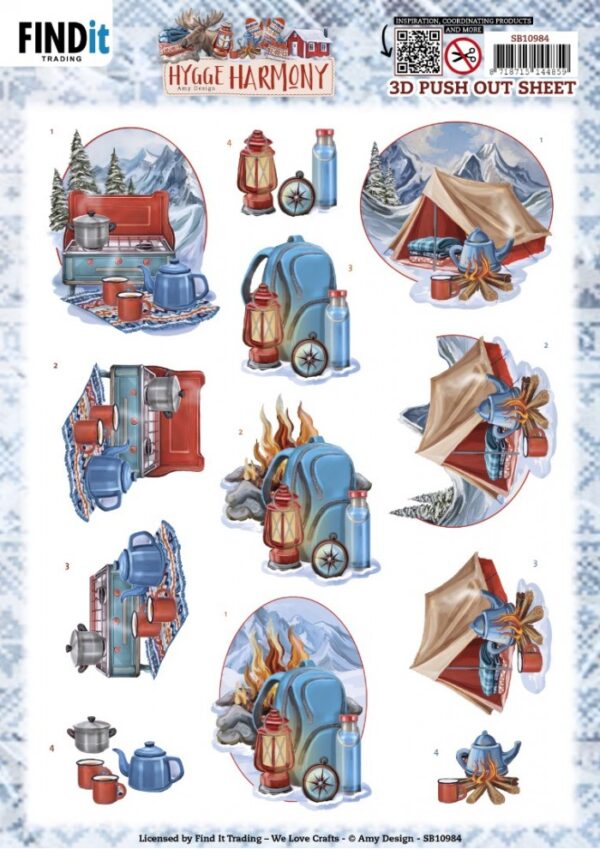 Push-out sheet - 3D - Amy Design - Hygge Harmony - SB10984
