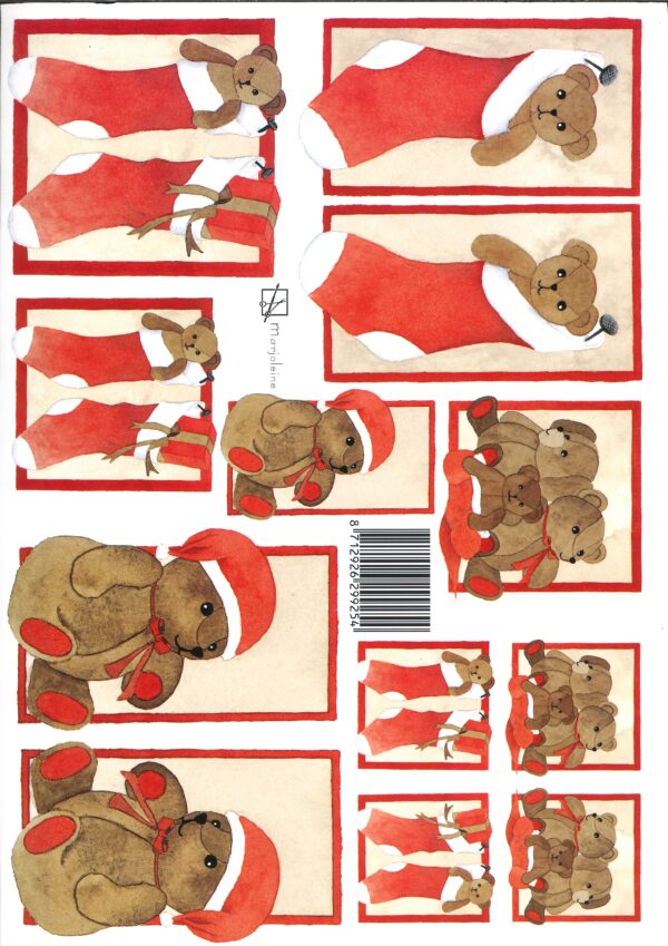 knipvel-3D - Marjoleine Kerstteddy