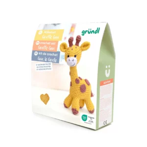 Haakset Giraffe Gina – vrolijk haakproject met stijl