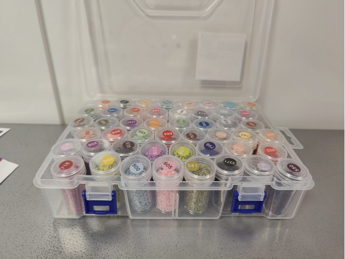 Dotty Designs Diamondsbox met 48 Kleuren Diamonds