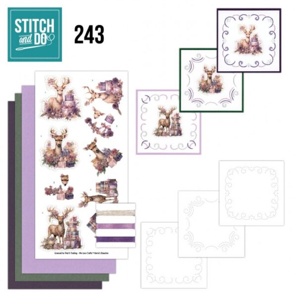 Stitch and Do Nr. 243 Pastel purple christmas