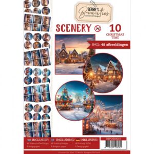 Push-Out Book Scenery Nr. 10 Christmas Time
