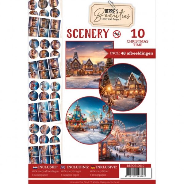 Push-Out Book Scenery Nr. 10 Christmas Time