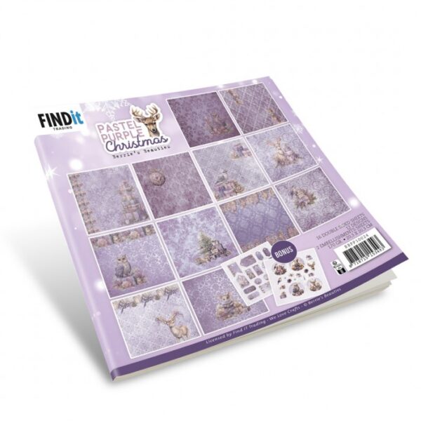 Berries Beauties Paperpack: Pastel purple christmas