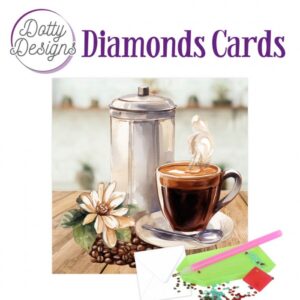 Diamond Painting Dotty Design Diamonds Cards | Coffee Moments 1