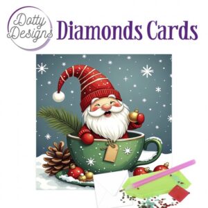 Diamond Painting Dotty Design Diamonds Cards | Santa Claus
