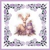 knipvel-3D - Berries Beauties - Pastel Purple Christmas 1 - DODOHS10005 - Afbeelding 2