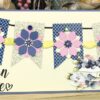 Push-out sheet-3D - Precious Marieke - Navy Elegance: Blueberries - SB11001 - Afbeelding 2