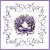 knipvel-3D - Berries Beauties - Pastel Purple Christmas 1 - STDOHS10005 - Afbeelding 2