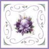 knipvel-3D - Berries Beauties - Pastel Purple Christmas 2 - STDOHS10006 - Afbeelding 2