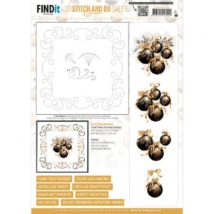 knipvel-3D - Berries Beauties - Golden Whisper 1 - STDOHS10007
