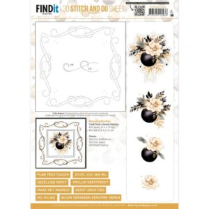 knipvel-3D - Berries Beauties - Golden Whisper 2 - STDOHS10008